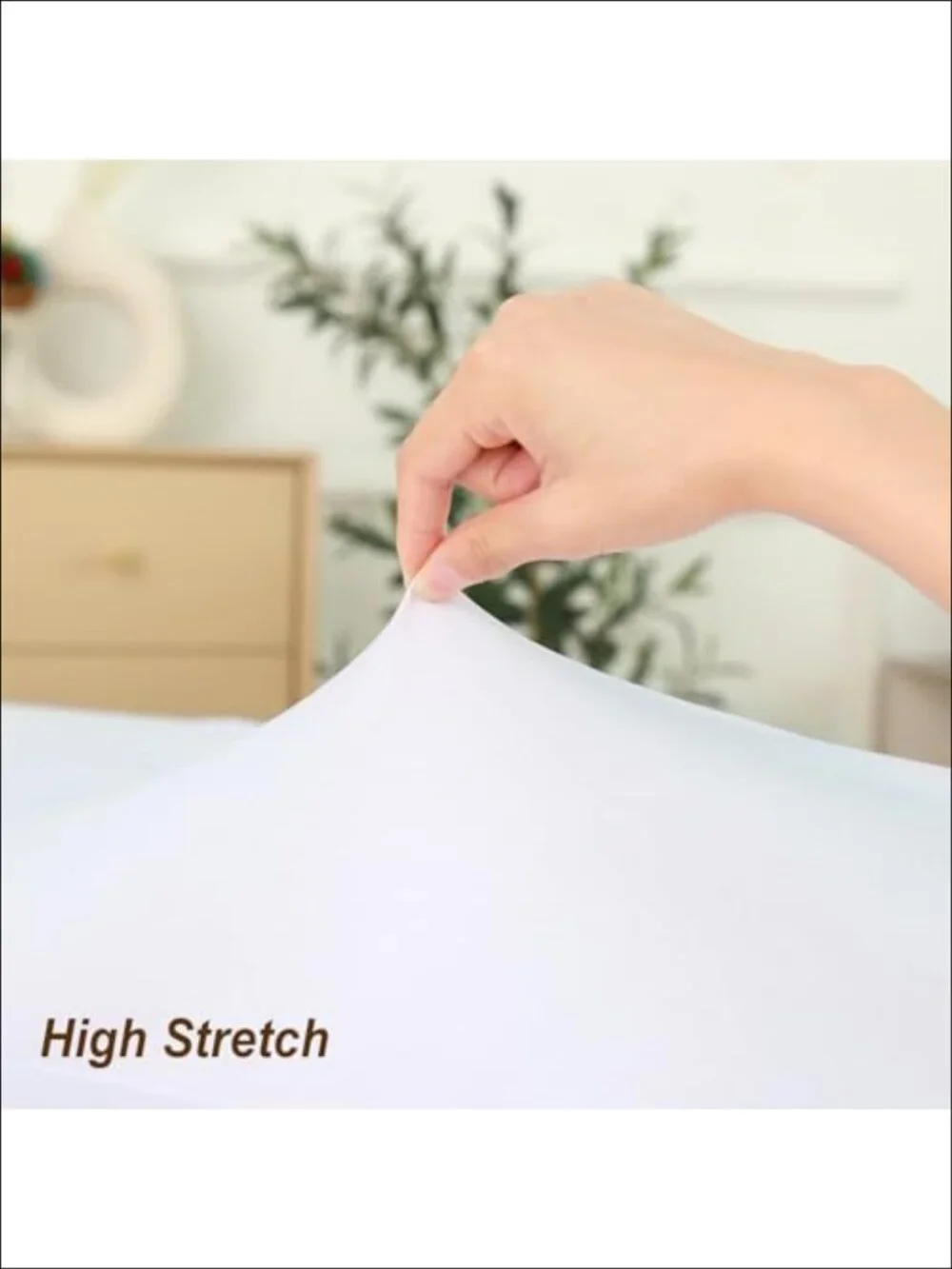 Spandex Tablecloth Rectangle Stretch Table Cover 6 Ft